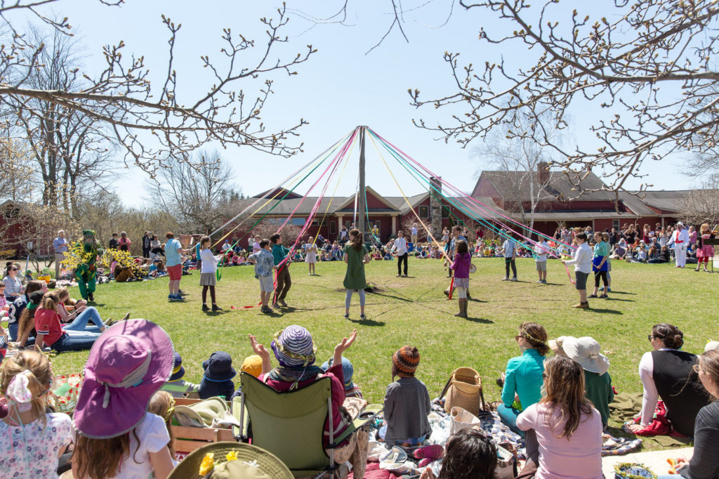 May Day May pole ceremony