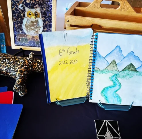 Berkshire Waldorf School Library 6th Grade Painting