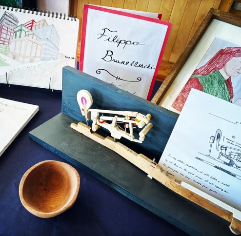 Berkshire Waldorf School Library Woodworks and Painting